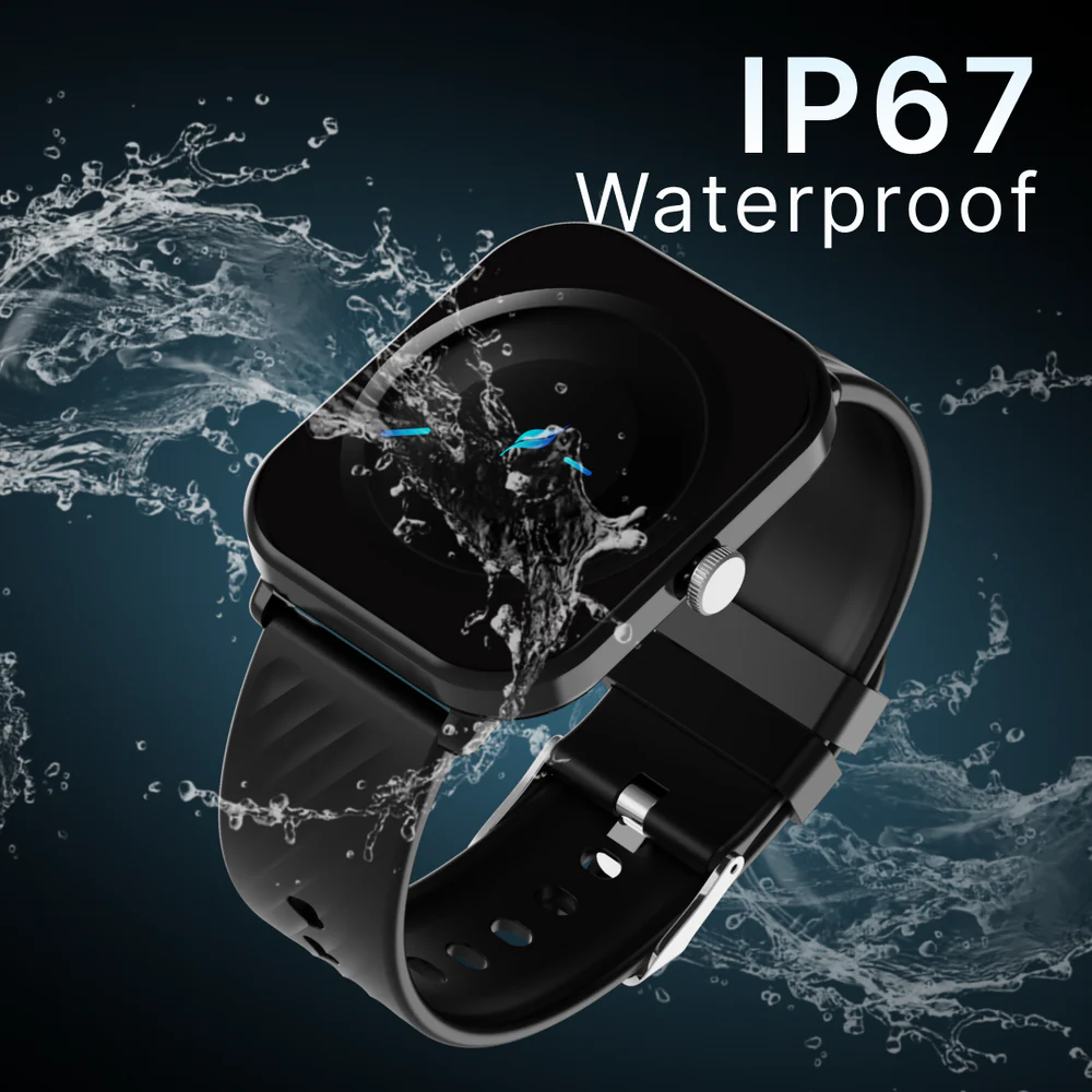 LEAF WATCH X121 WIRELESS BT CALLING SMART WATCH-CARBON BLACK - Image 2