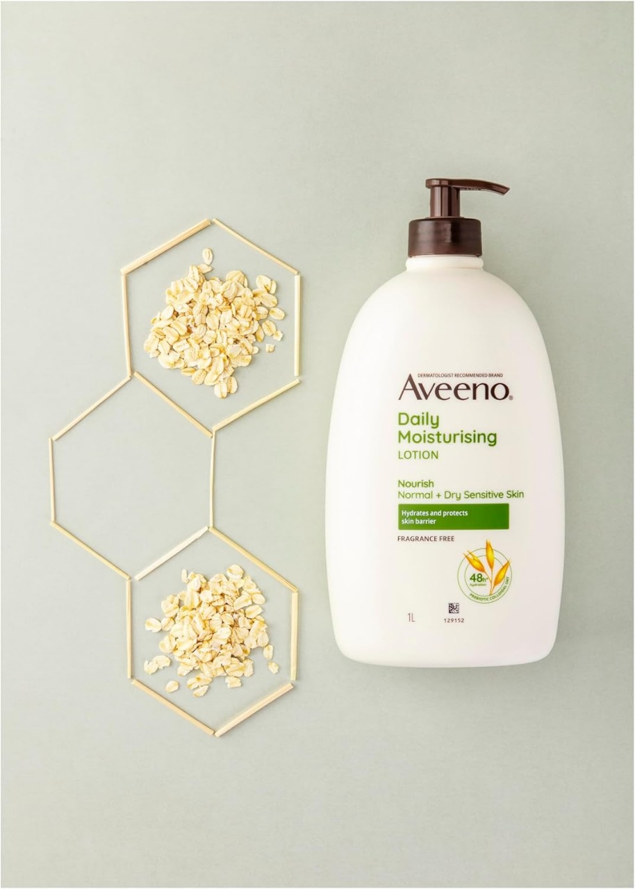 Aveeno Daily Moisturizing Non-Greasy Fragrance Free Body Lotion - Image 3