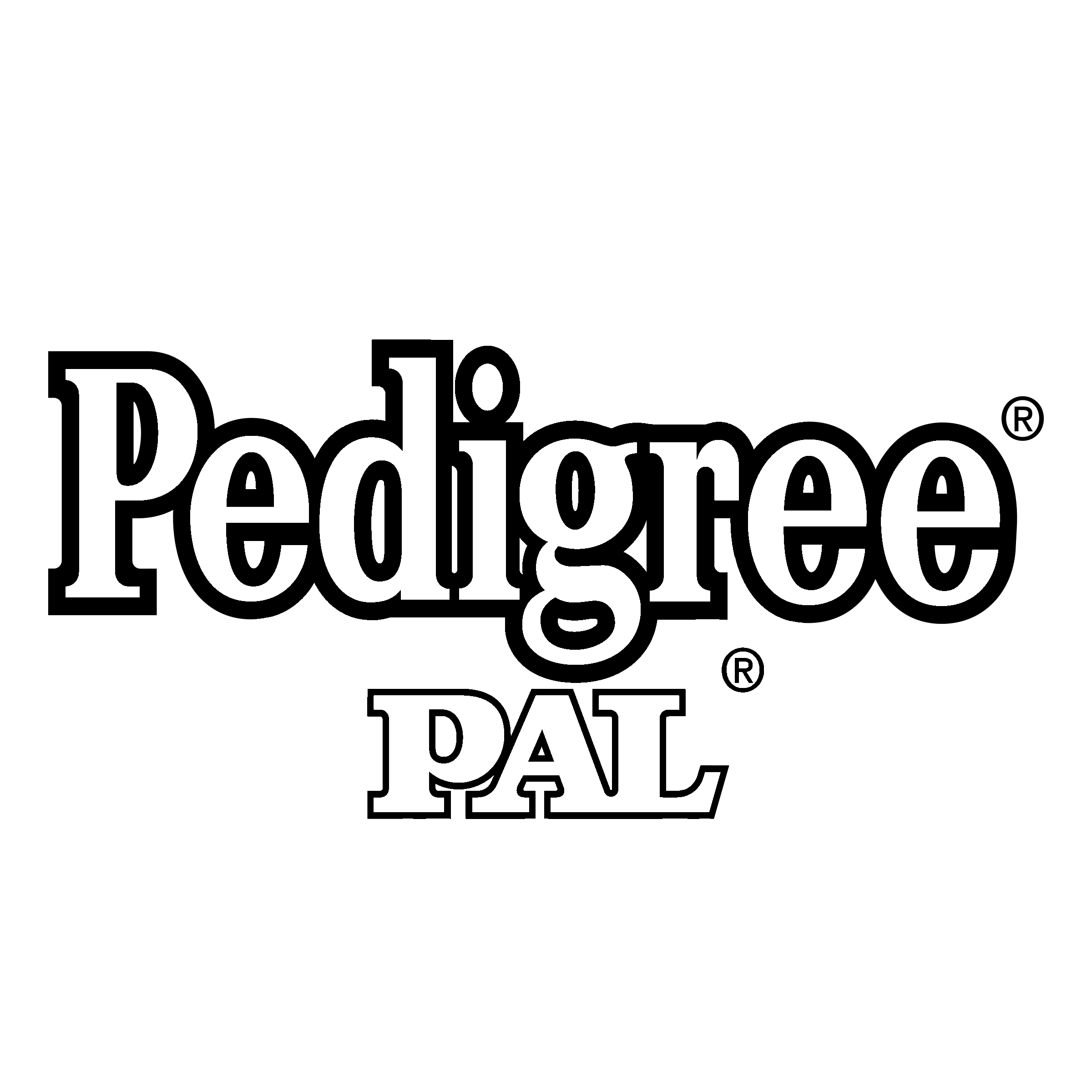 pedigree-pal-logo-black-and-white